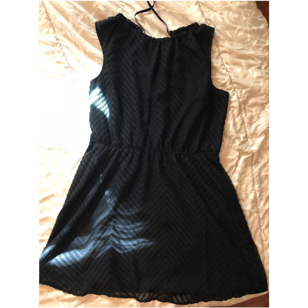 High Neck little black dress